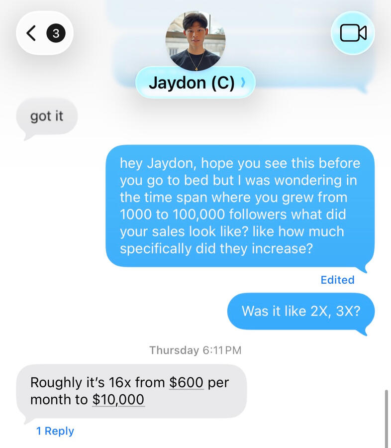 Jaydon 16x his income